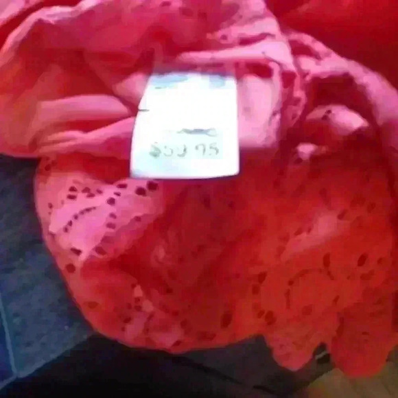 Roz and Ali dress Barn Coral sleeveless summer dress size 8 new with tags - Picture 7 of 7